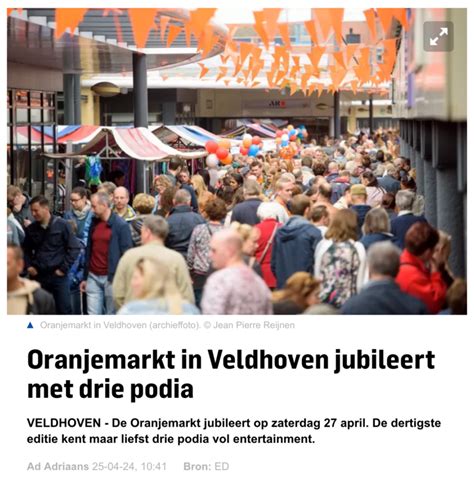 jaarmarkt veldhoven hermes|Time to Oranjemarkt 2025: .